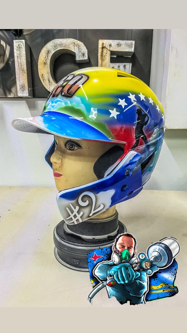 Baseball Helmet Customs Paint